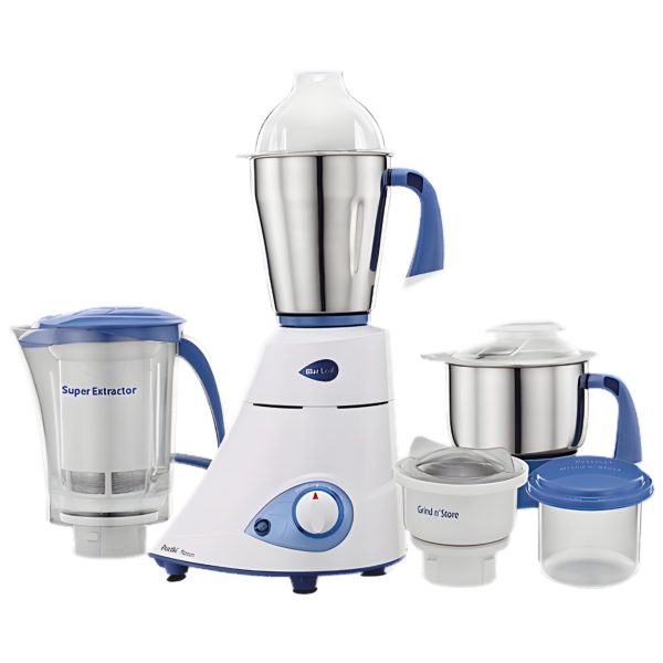 Preethi Mixer Grinder mg139 4 jars blue leaf platinum