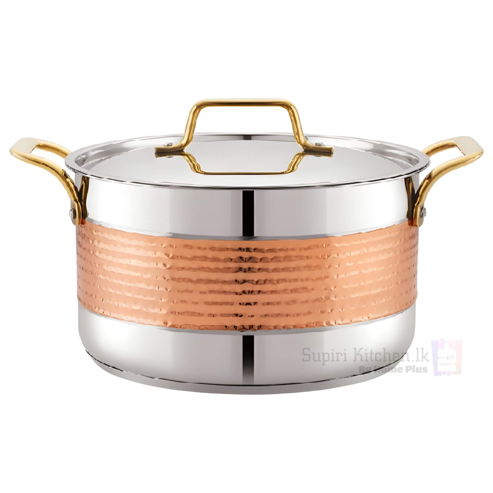 Stock Pot | 28cm | Copper Engraved | Luxury | QSTP01 | 10000ml