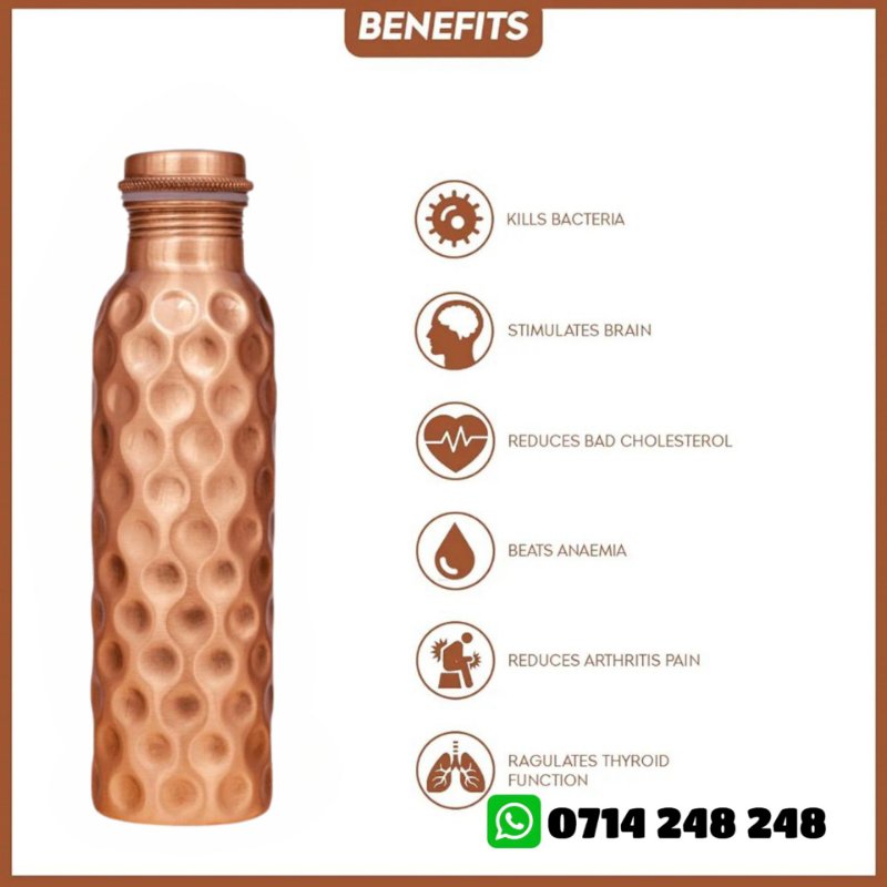 Copper water bottle 950ml