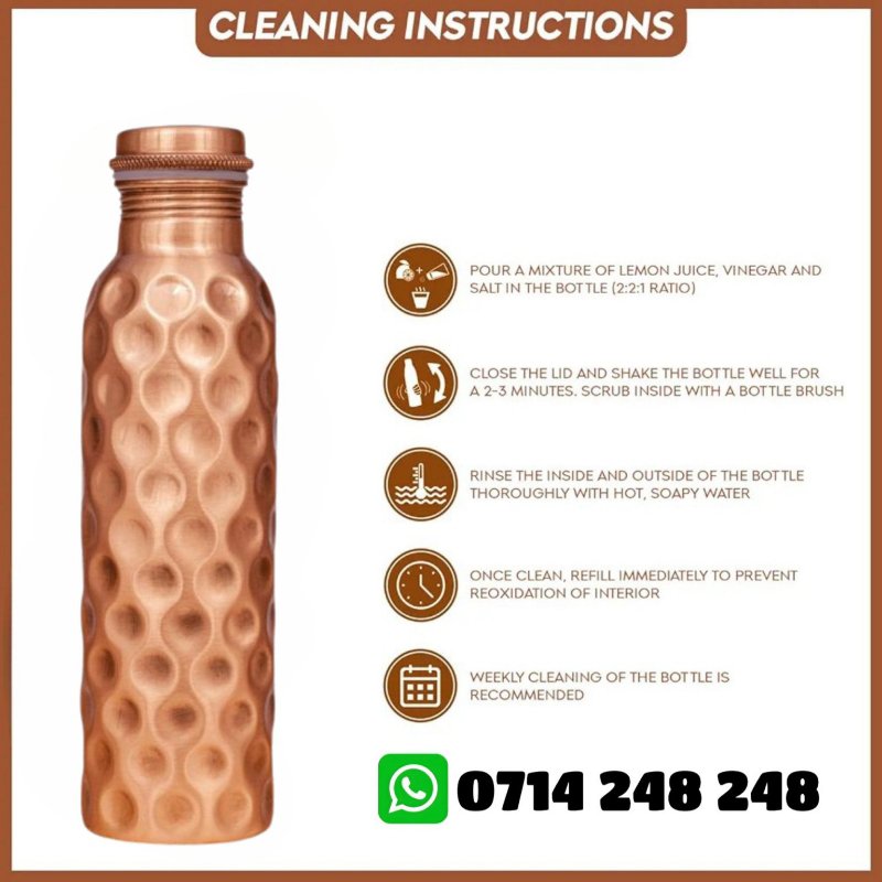 Copper water bottle 950ml