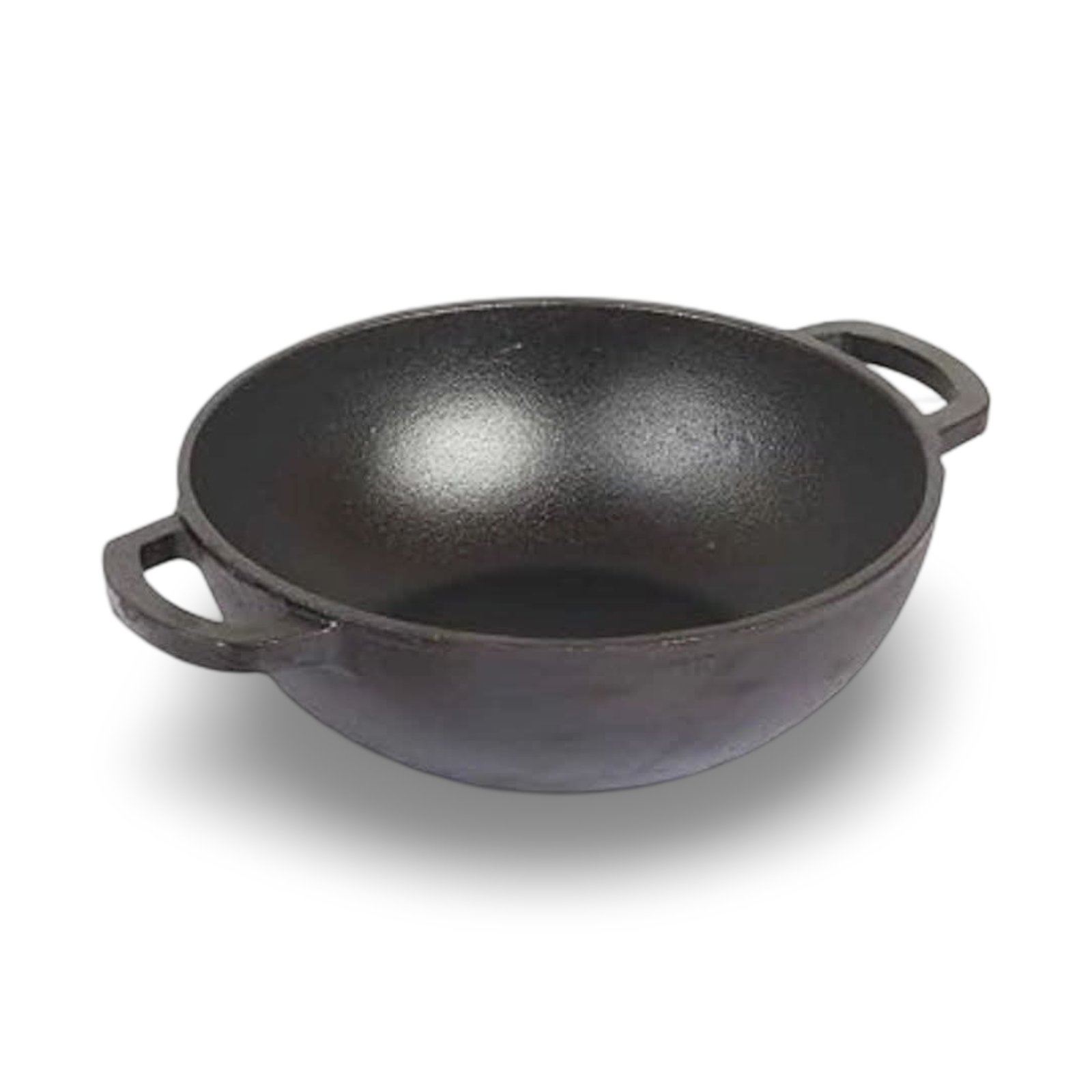 Cast Iron Kadai | Pre Seasoned | 24cm