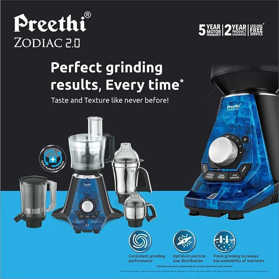 Preethi Zodiac 2.0 | 1000w | MG235