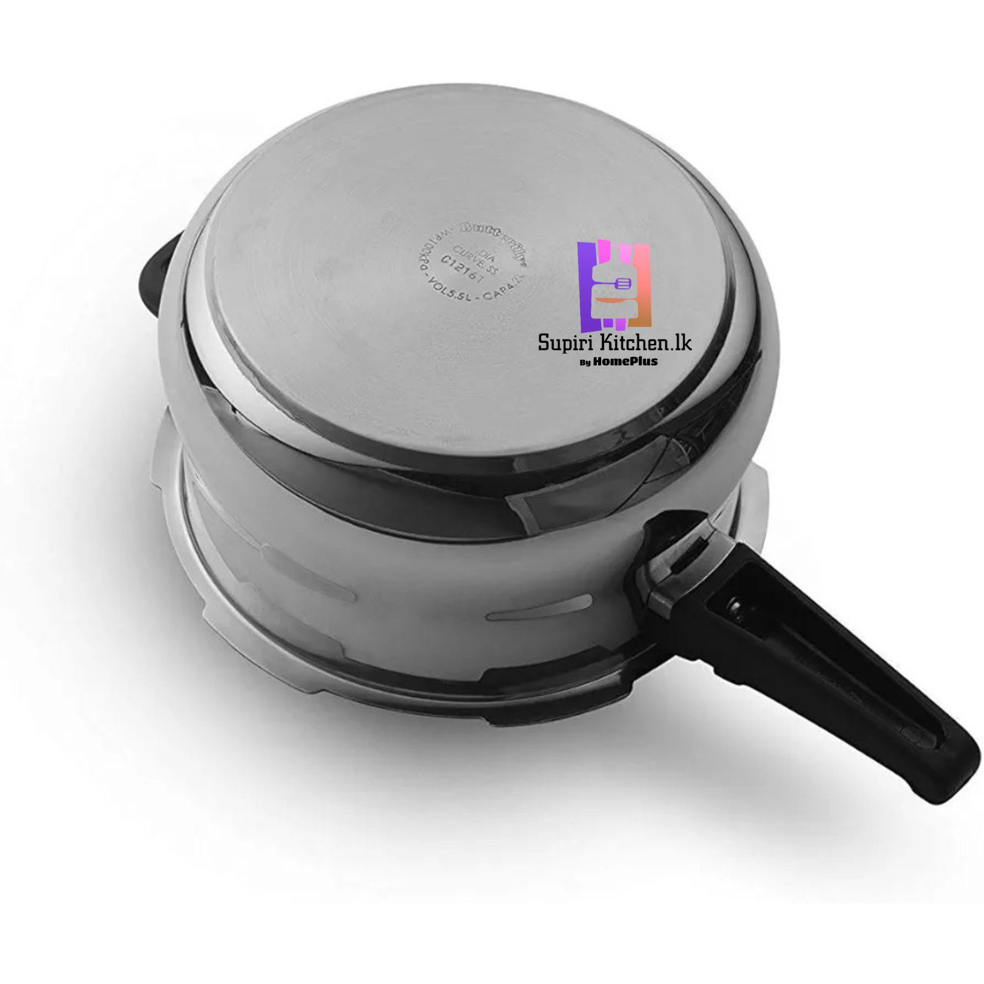 Butterfly Curve Stainless Steel Pressure Cooker induction bottom