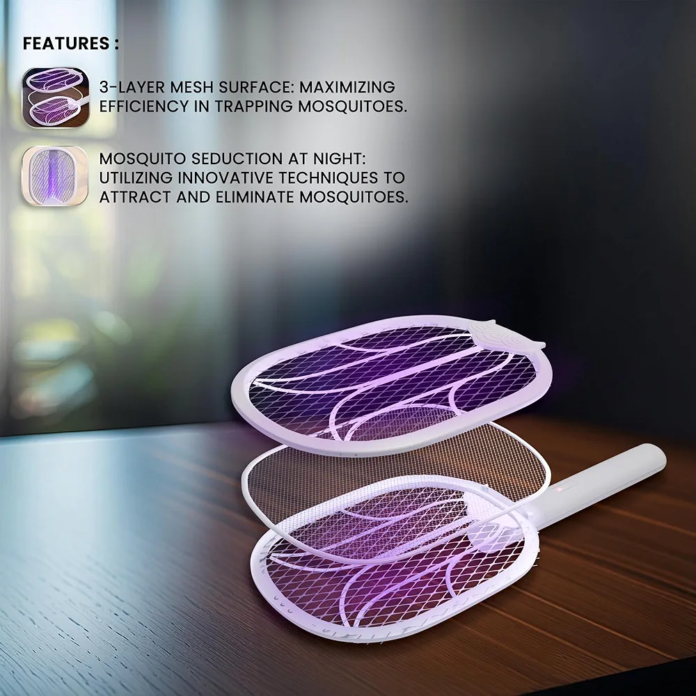 Foldable Electric Mosquito swatter