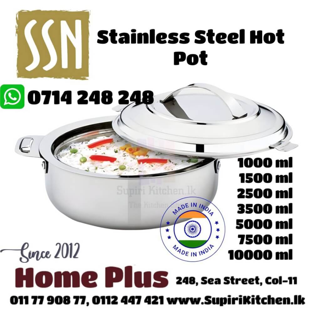 SSN STAINLESS STEEL HOTPOT Food Warmer