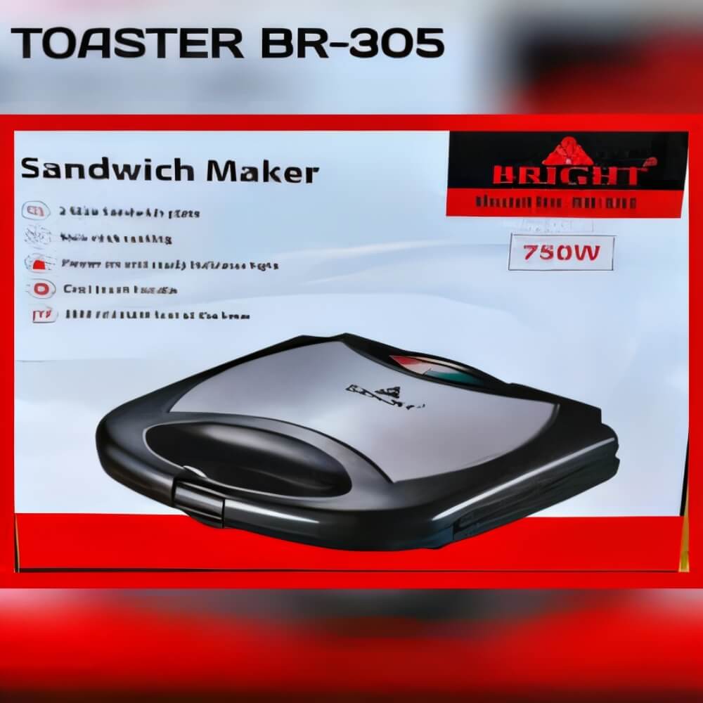 Sandwich maker Bread Toaster Bright Br305