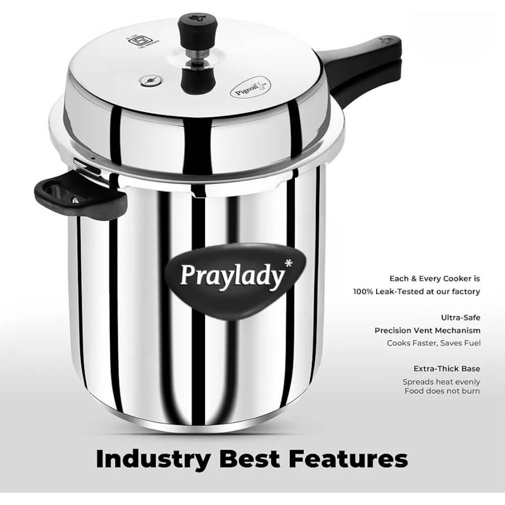 Stainless Steel Pressure Cooker 10L | 12L 304ss 18/8