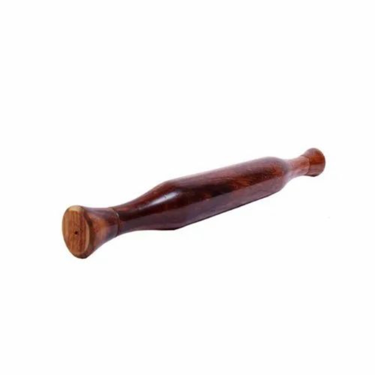 a wooden rolling pin