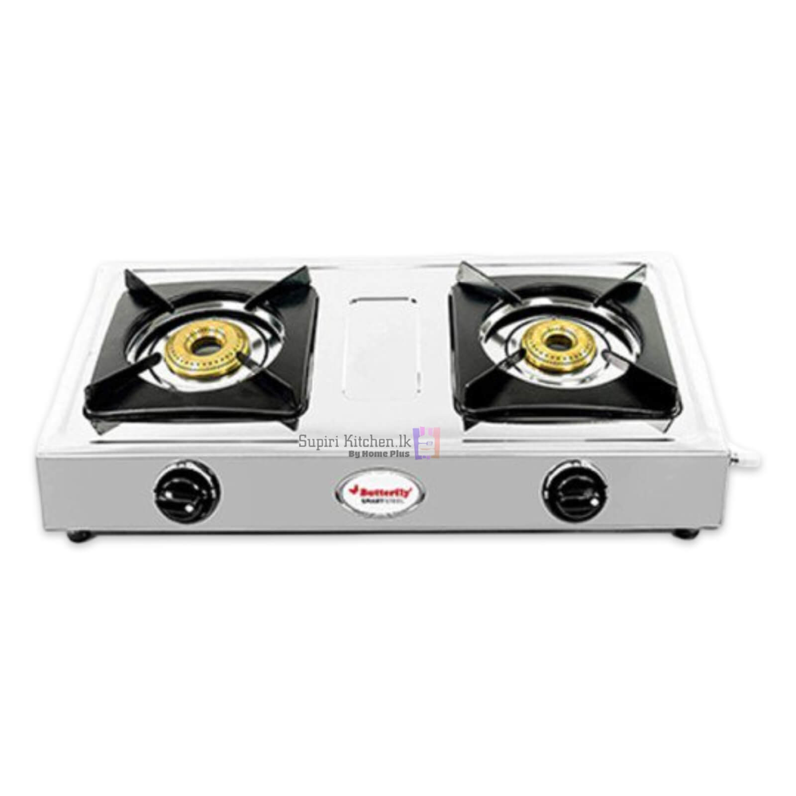 Butterfly Gas Cooker 2 Burner Stainless steel