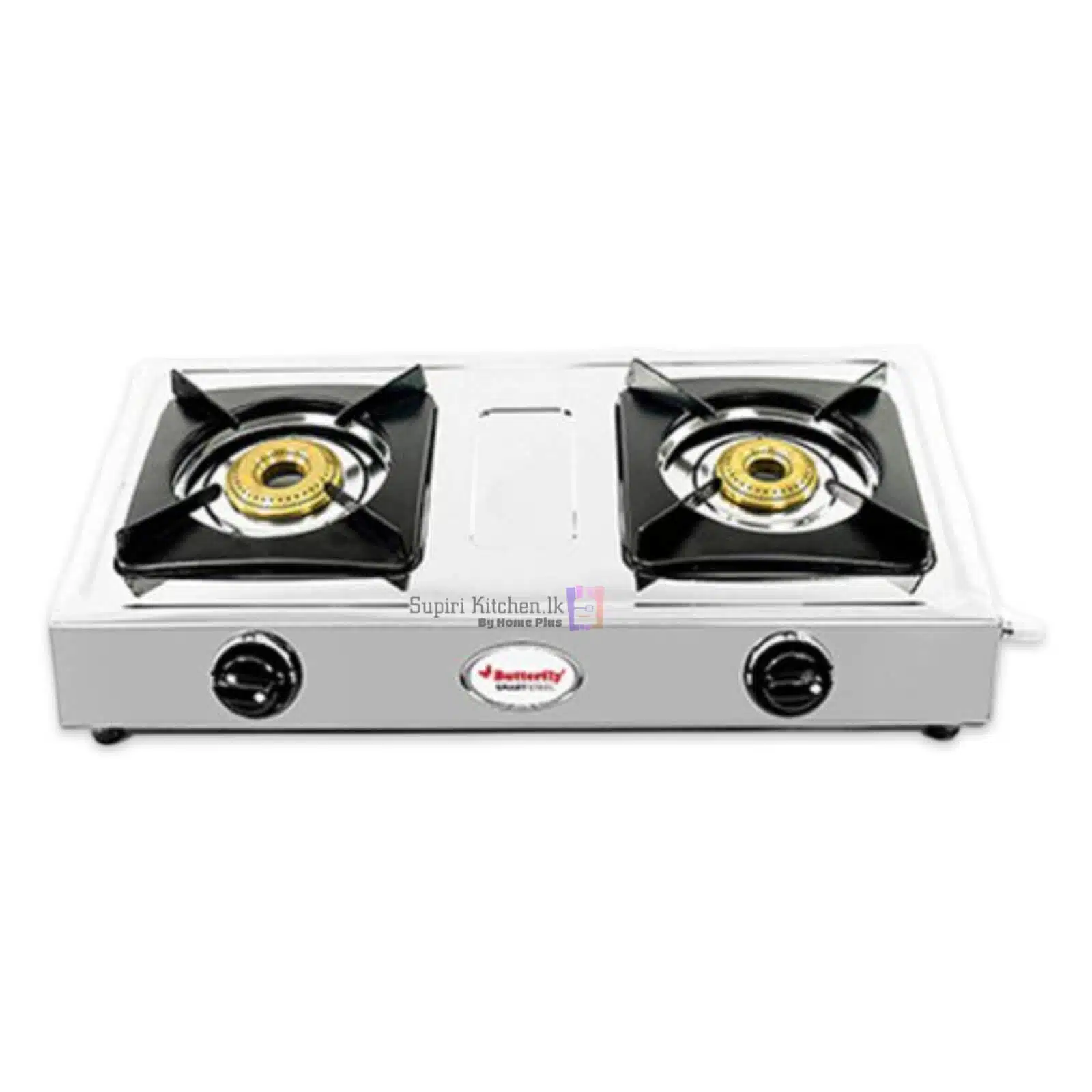 Butterfly Gas Cooker 2 Burner Stainless steel