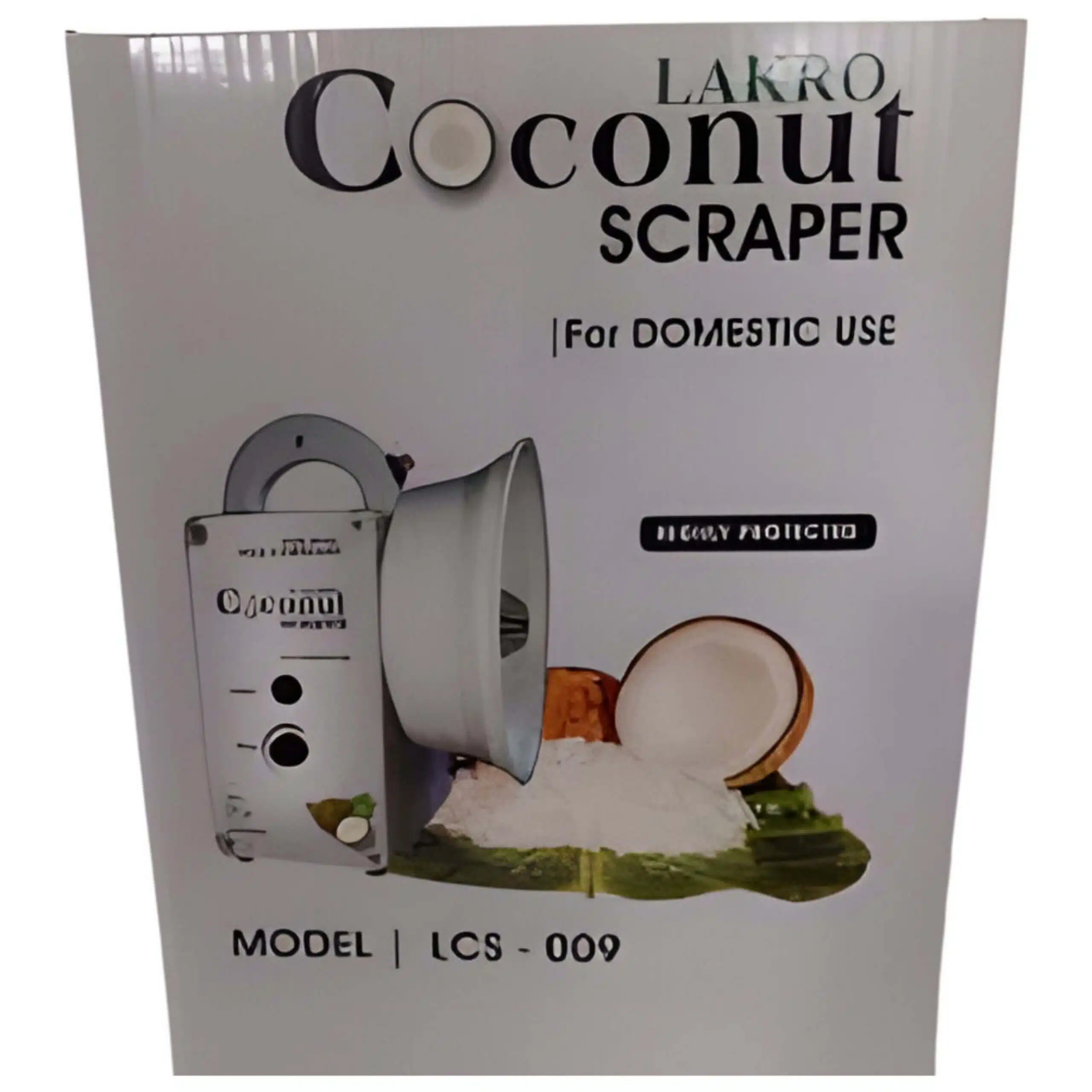 Buy Lakro Electric Coconut Scraper 220V LCS09 online at Supiri Kitchen. Fast, safe coconut scraping with stainless blades & low power use.