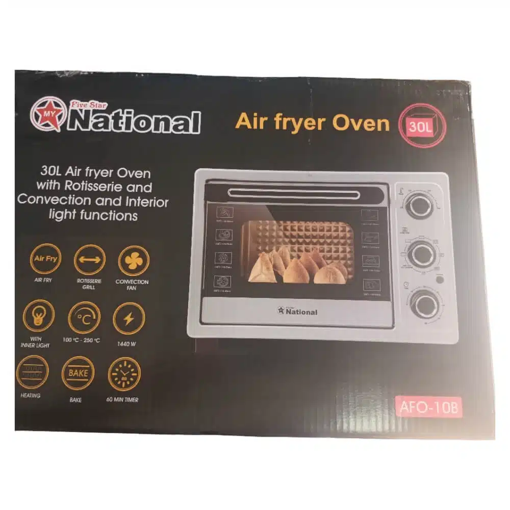 Combo Electric Oven & Air Fryer 30L