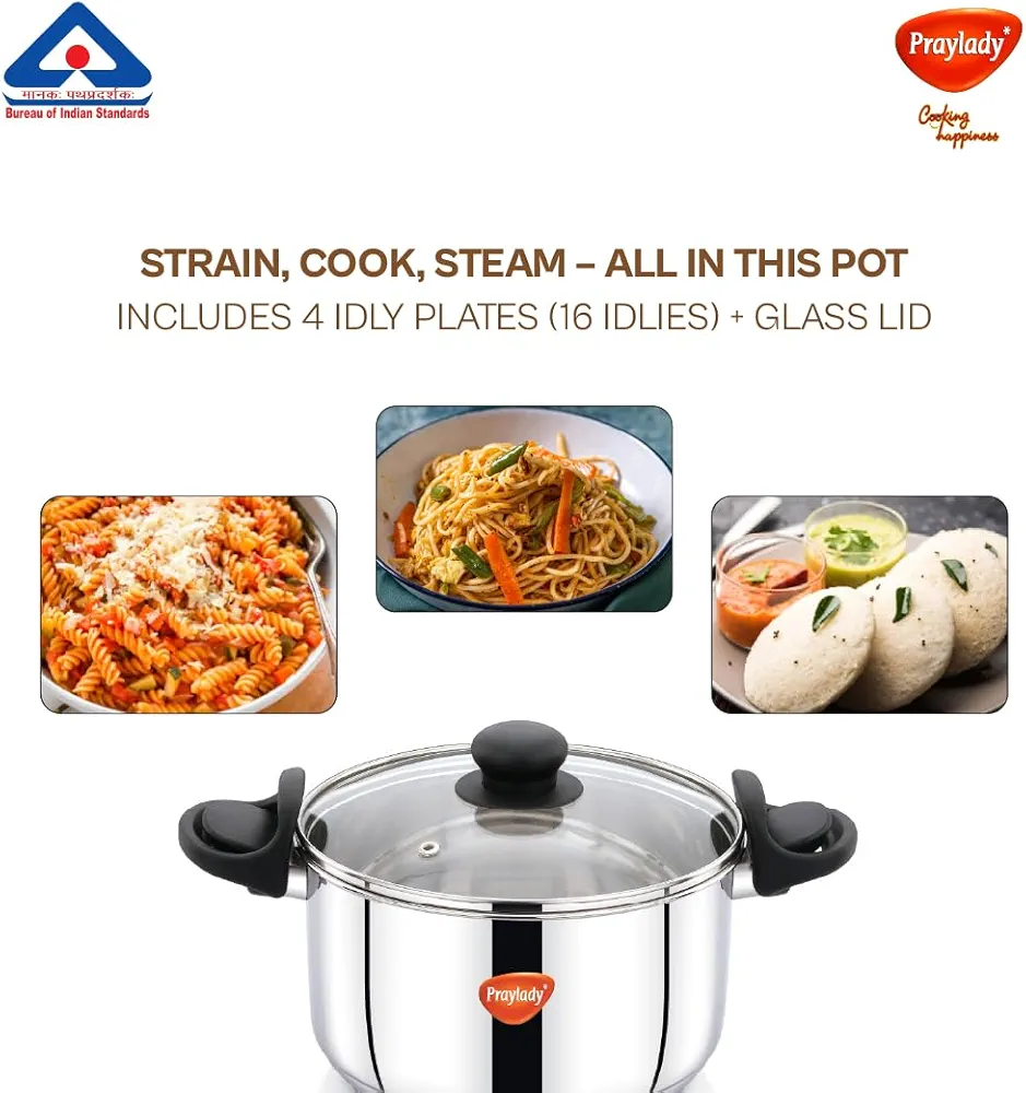 Strainer Pro Max Idly pot