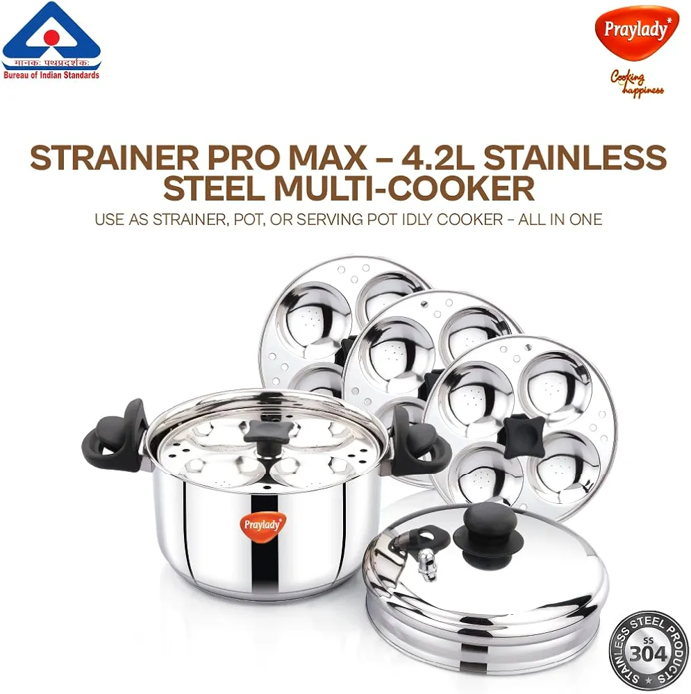 Strainer Pro Max Idly pot