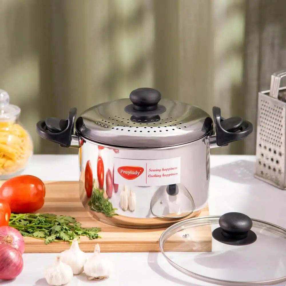 Stainless steel strainer pot
