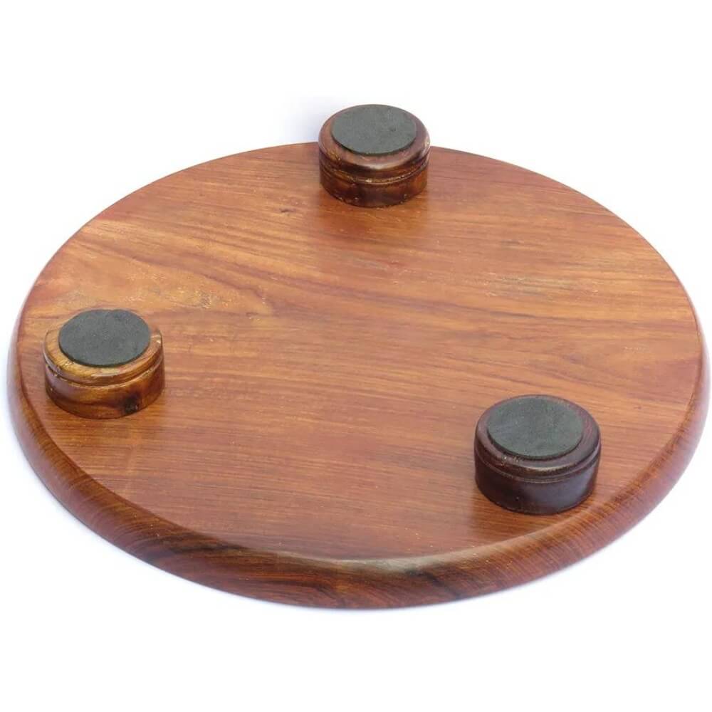 Premium 10-inch wooden polpat chakla, 2.2cm thick, made in India. Neat finish, best quality. Buy now from www.supirikitchen.lk – trusted kitchenware store.