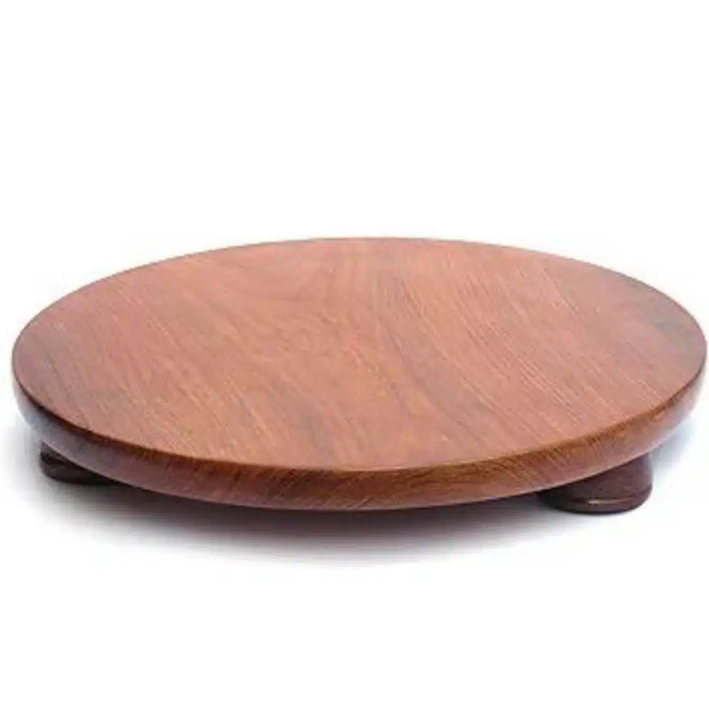 Premium 10-inch wooden polpat chakla, 2.2cm thick, made in India. Neat finish, best quality. Buy now from www.supirikitchen.lk – trusted kitchenware store.