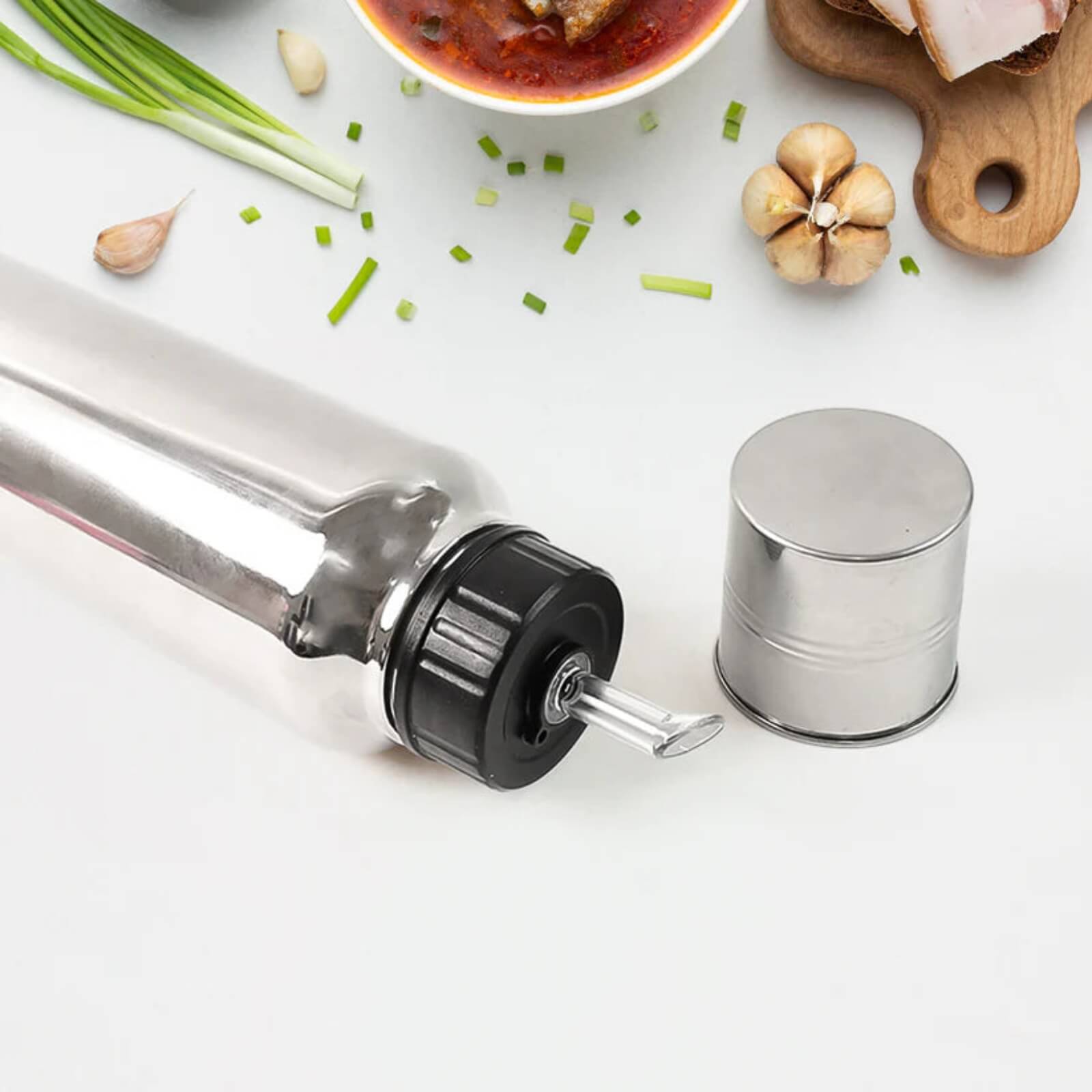 Apex Stainless steel Oil Bottle Pourer 750ml