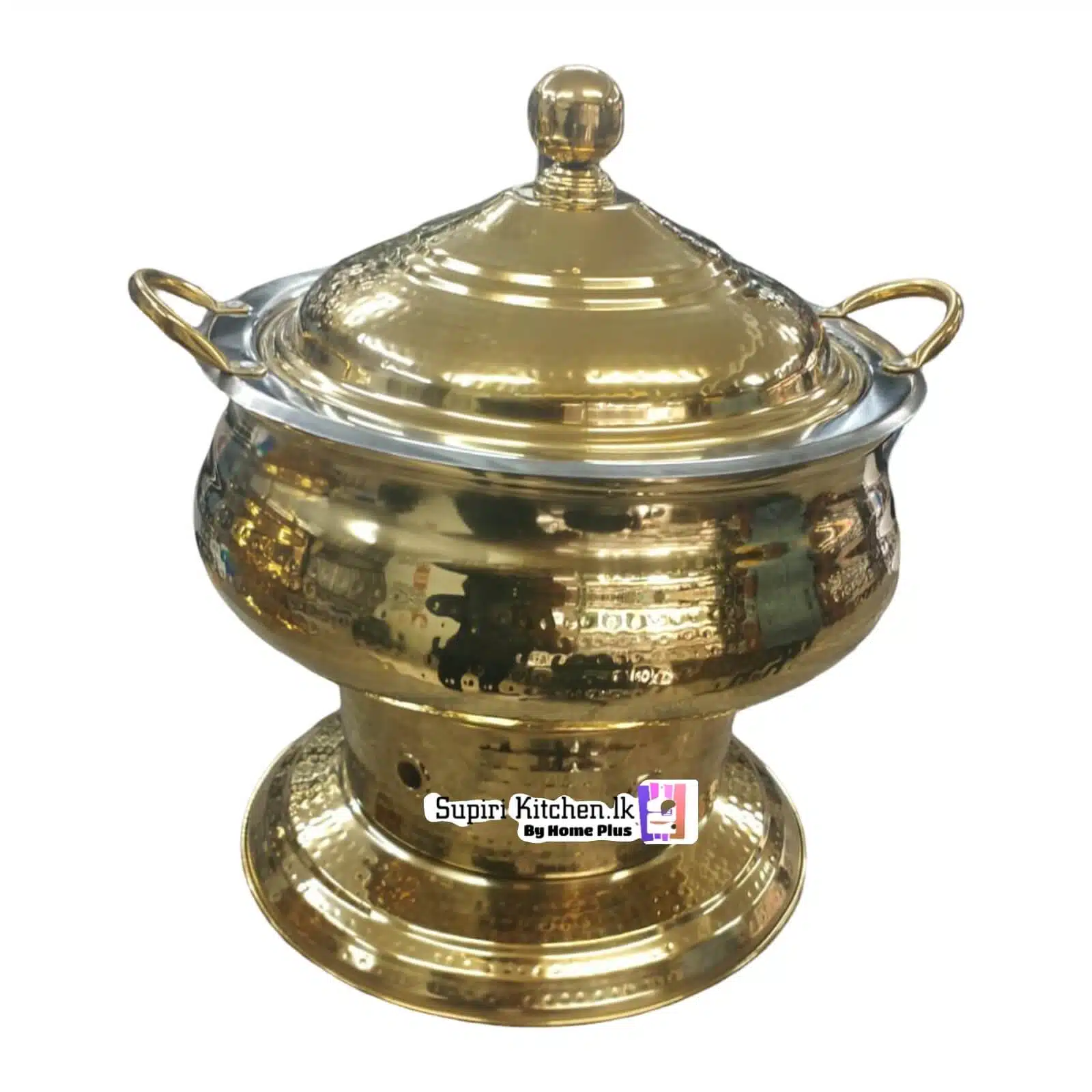 Gold Coloured Chaffing Dish Round