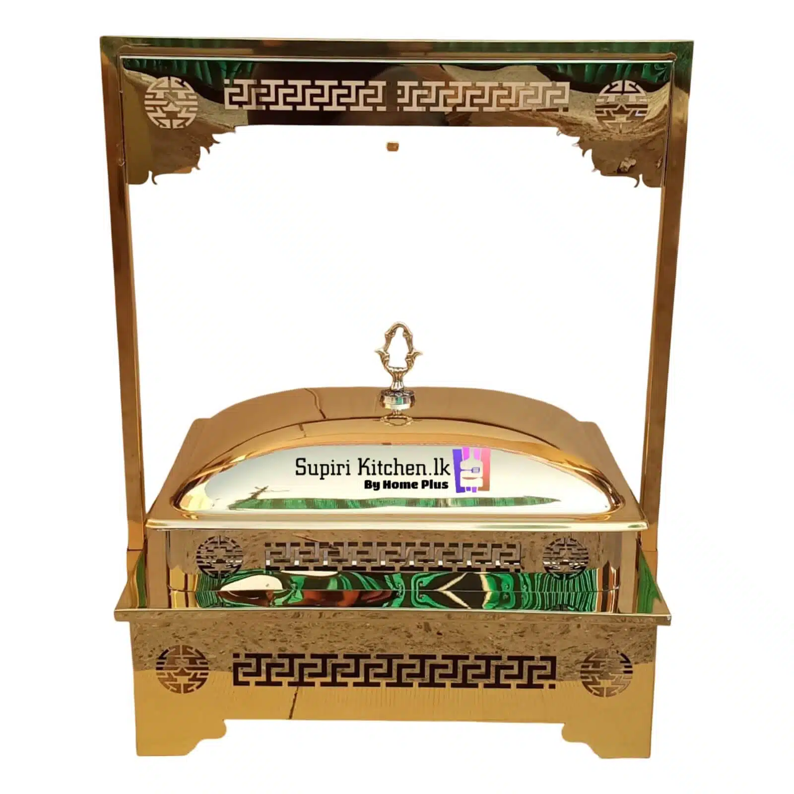 Gold Coloured Chaffing Dish Rectangular