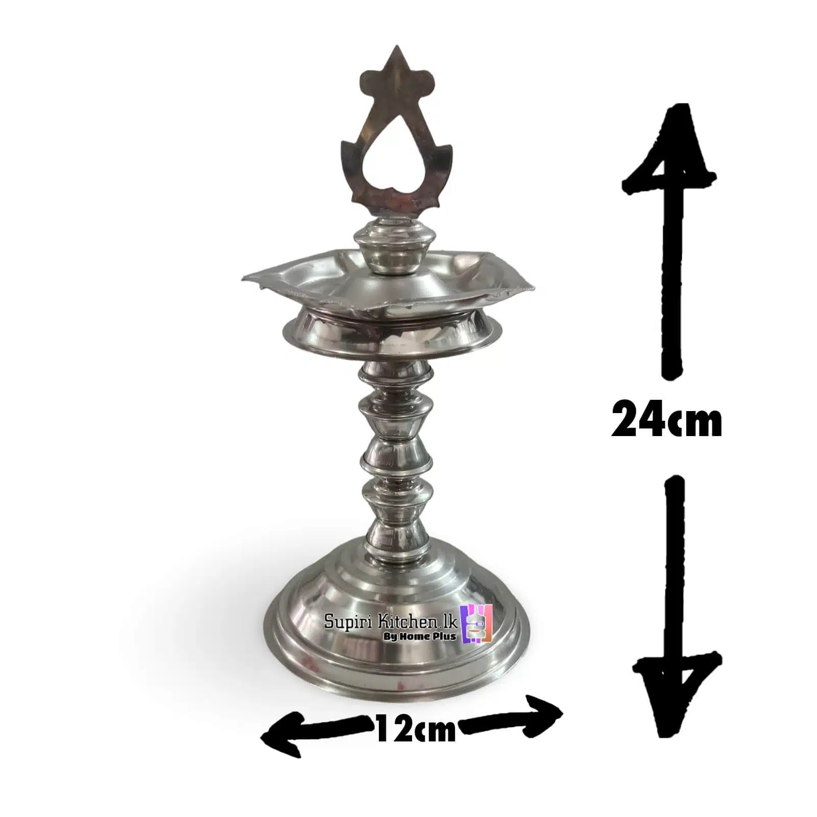Silver Kuthu Vilakku No 1 dimensions